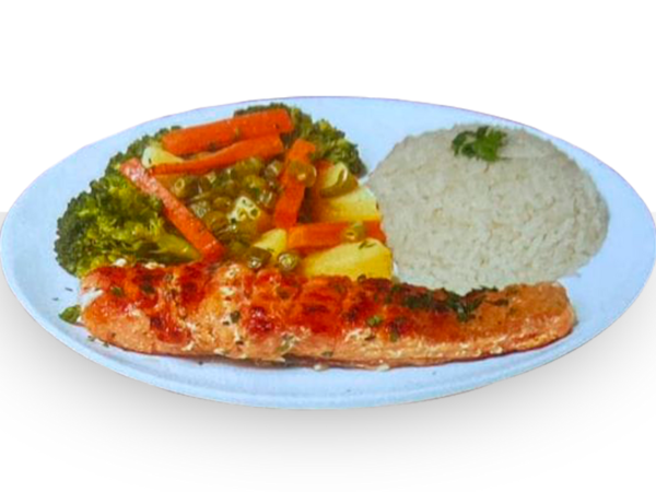 Filé de abadejo na brasa