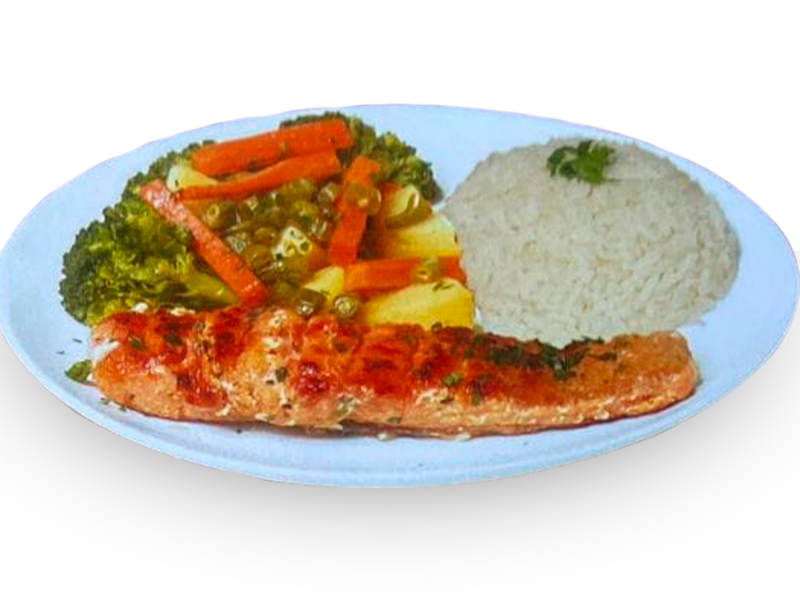 Salmão grelhado