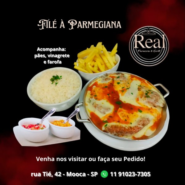 Filé Mignon à parmegiana Familia
